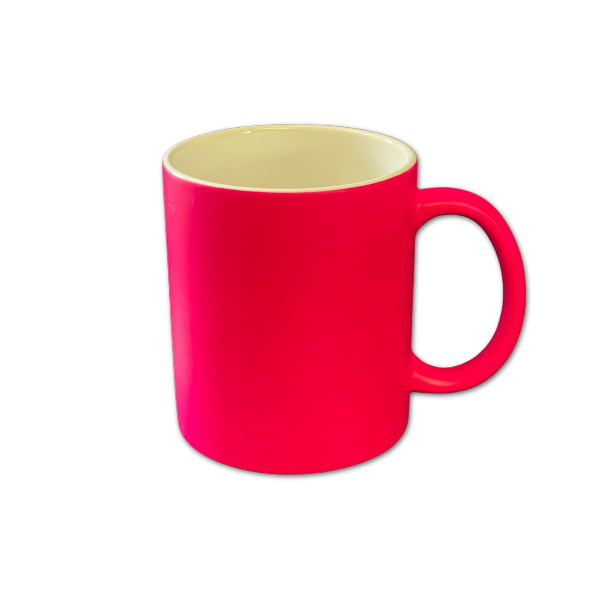 Tasse aussen farbig matt - innen weiß glänzend - direkt lasergravierbar - unterschiedl. Farben