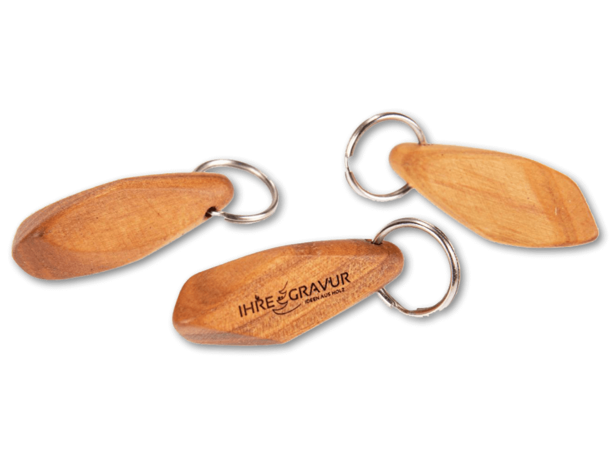 Wood key rings - cherry oiled - Hinkelstein